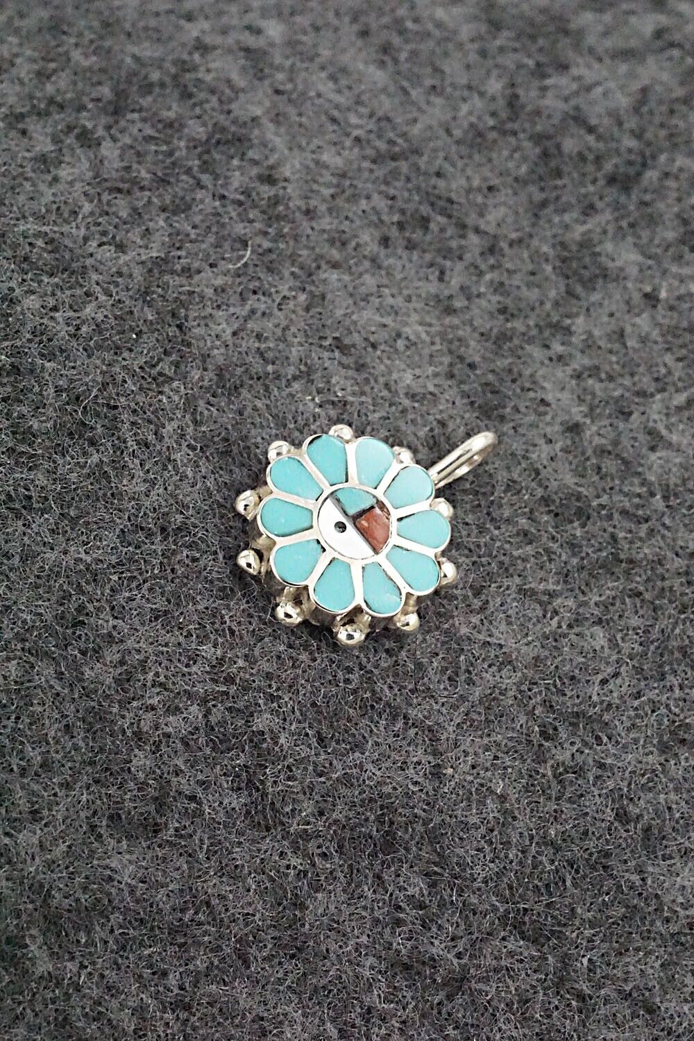 Multi Stone & Sterling Silver Pendant - Maxine Soseeah