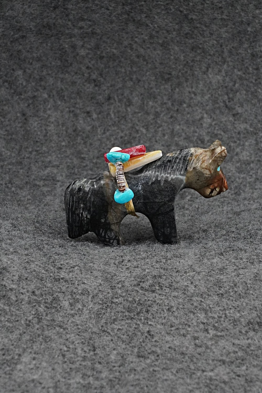 Horse Zuni Fetish Carving - Rodney Laiwakete