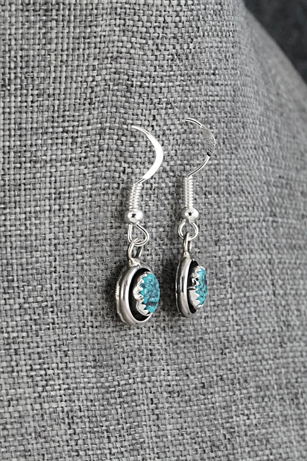 Turquoise & Sterling Silver Squash Blossom Set - Phil Garcia