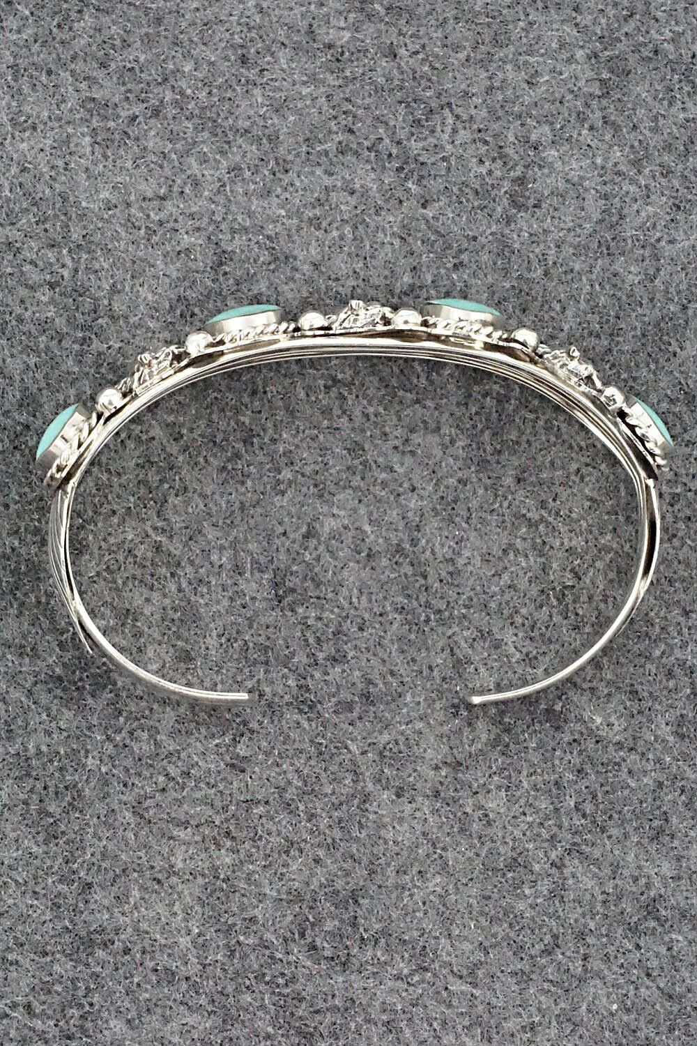 Turquoise & Sterling Silver Bracelet - Calvin Belin
