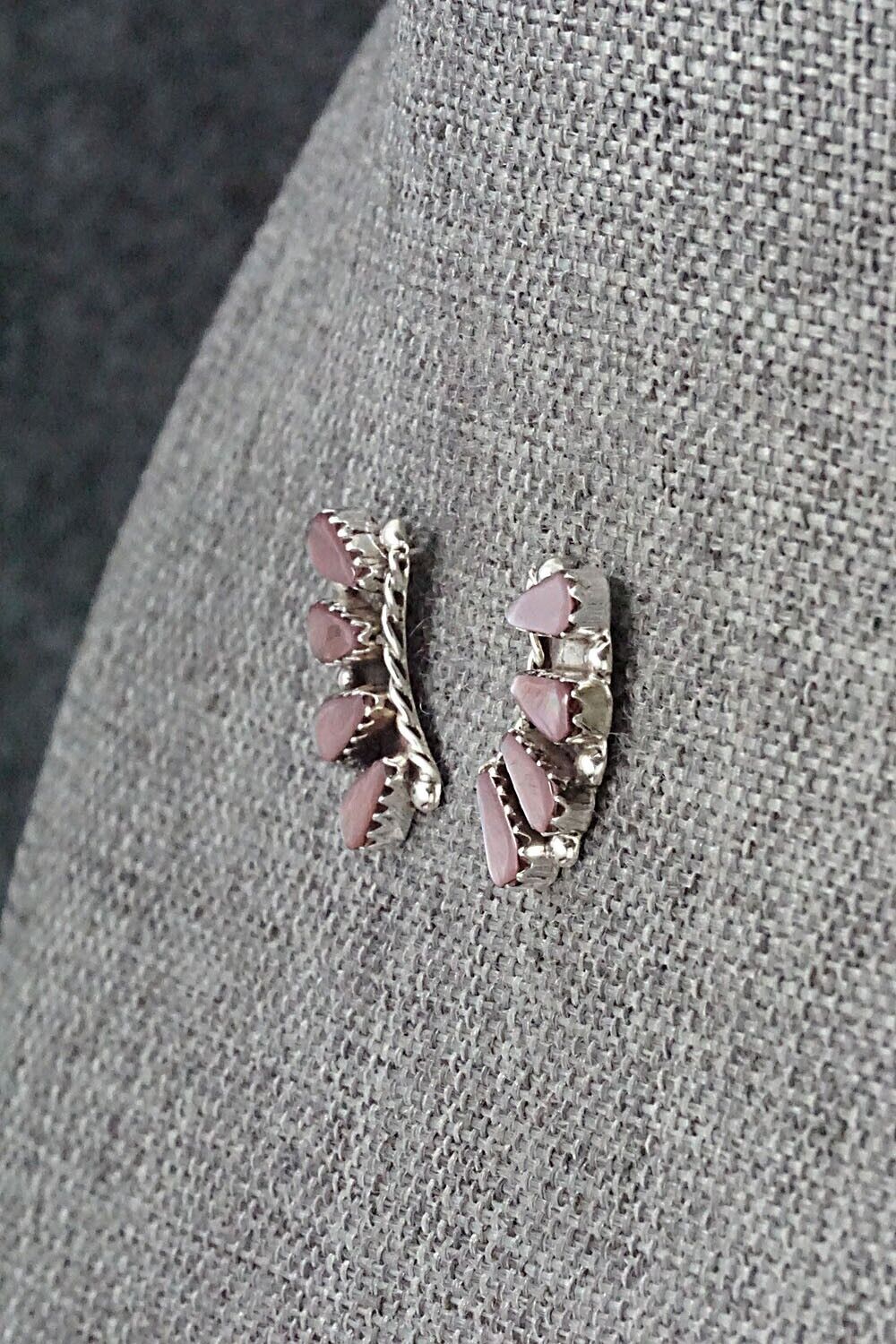Mother of Pearl & Sterling Silver Earrings - Diane Cachini