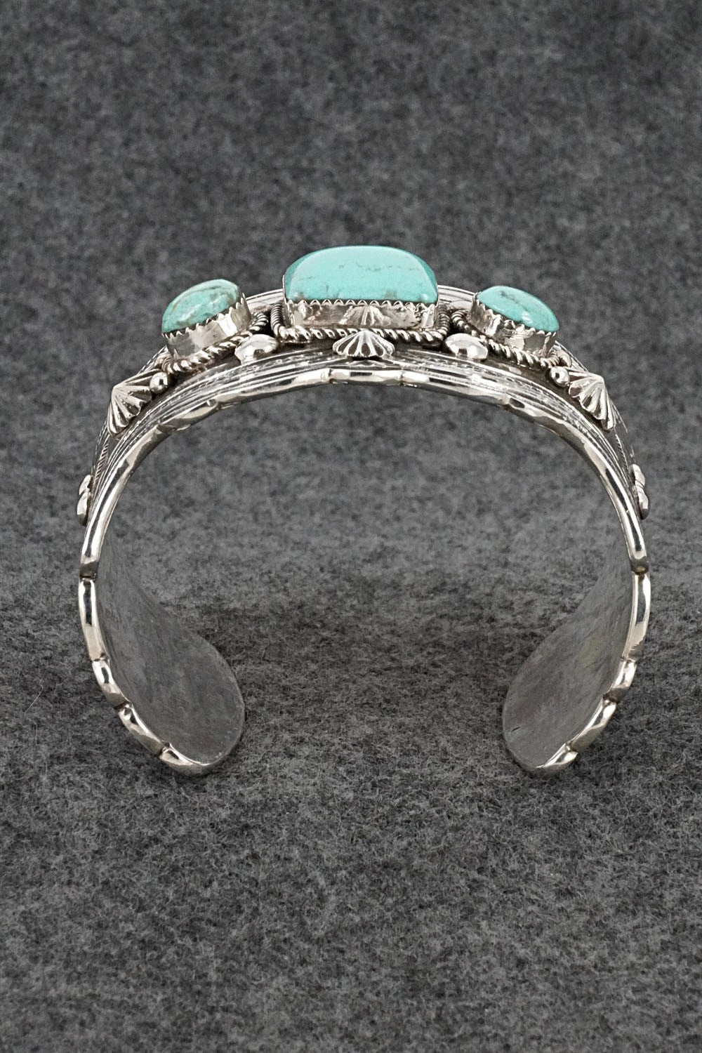 Turquoise & Sterling Silver Bracelet - Roland Dixson