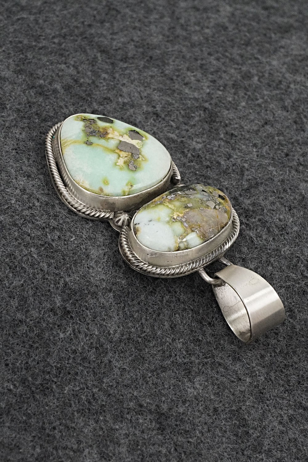 Variscite & Sterling Silver Pendant - Bobby Johnson