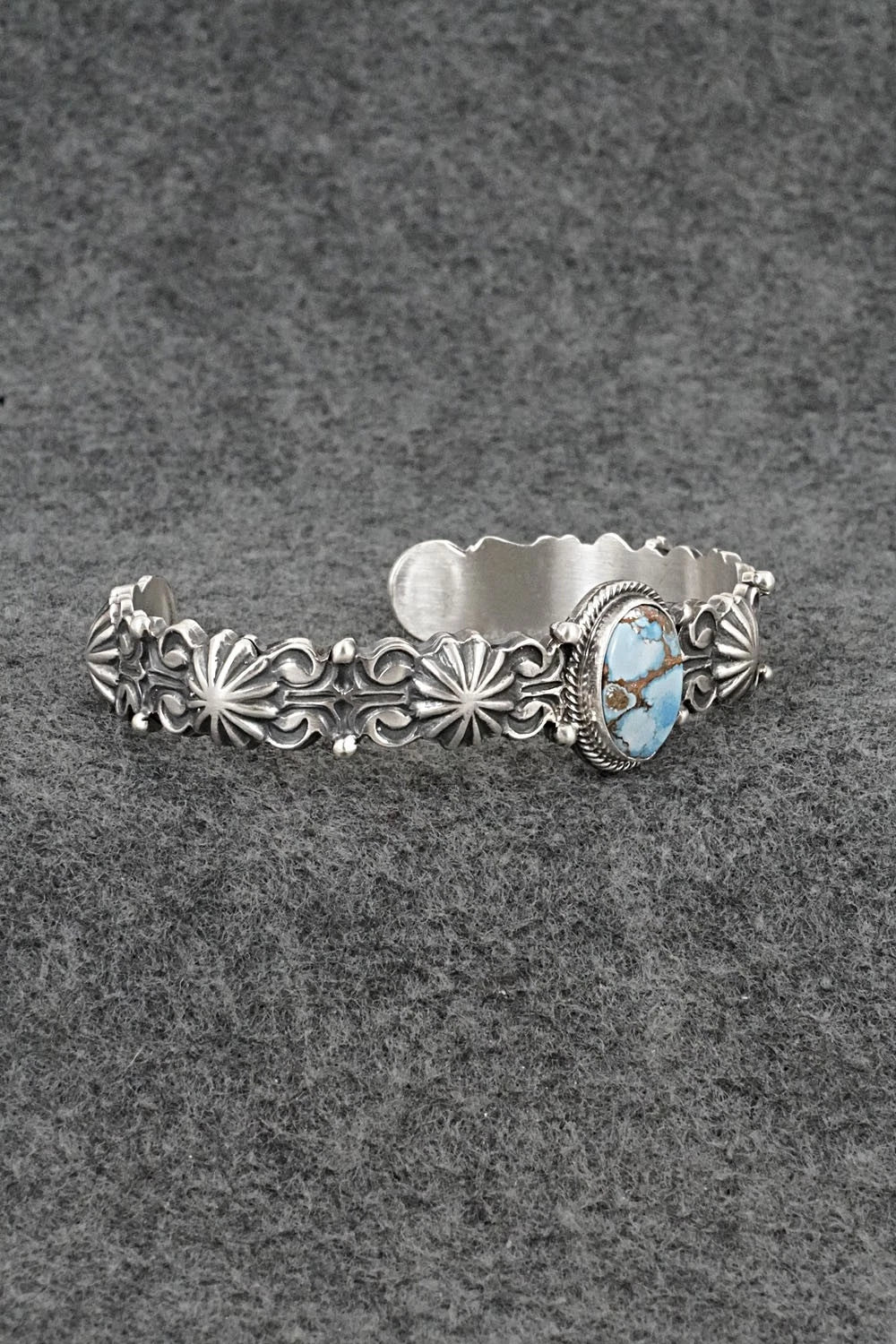 Turquoise & Sterling Silver Bracelet - Thomas Yazzie
