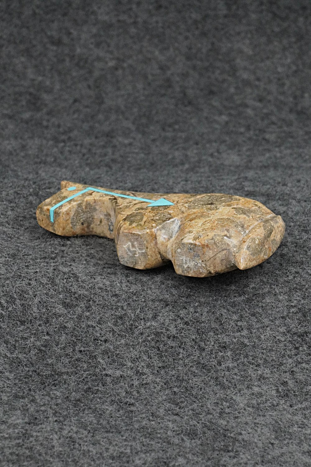 Horse Zuni Fetish Carving - Bernard Laiwakete