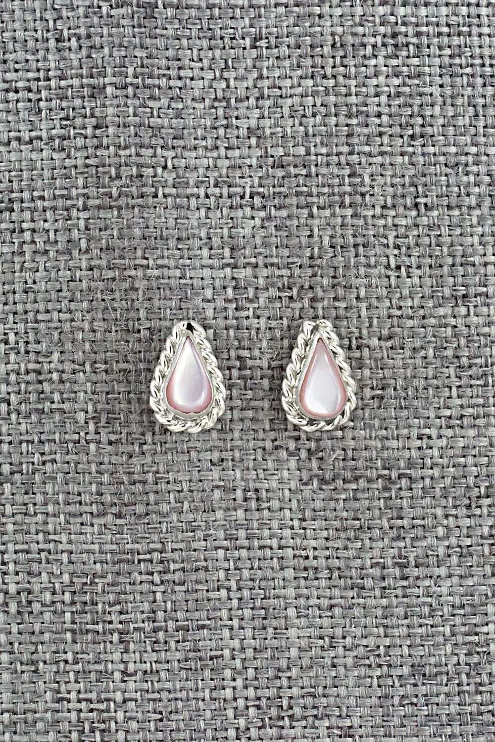 Mother of Pearl & Sterling Silver Earrings - Gina Dosedo