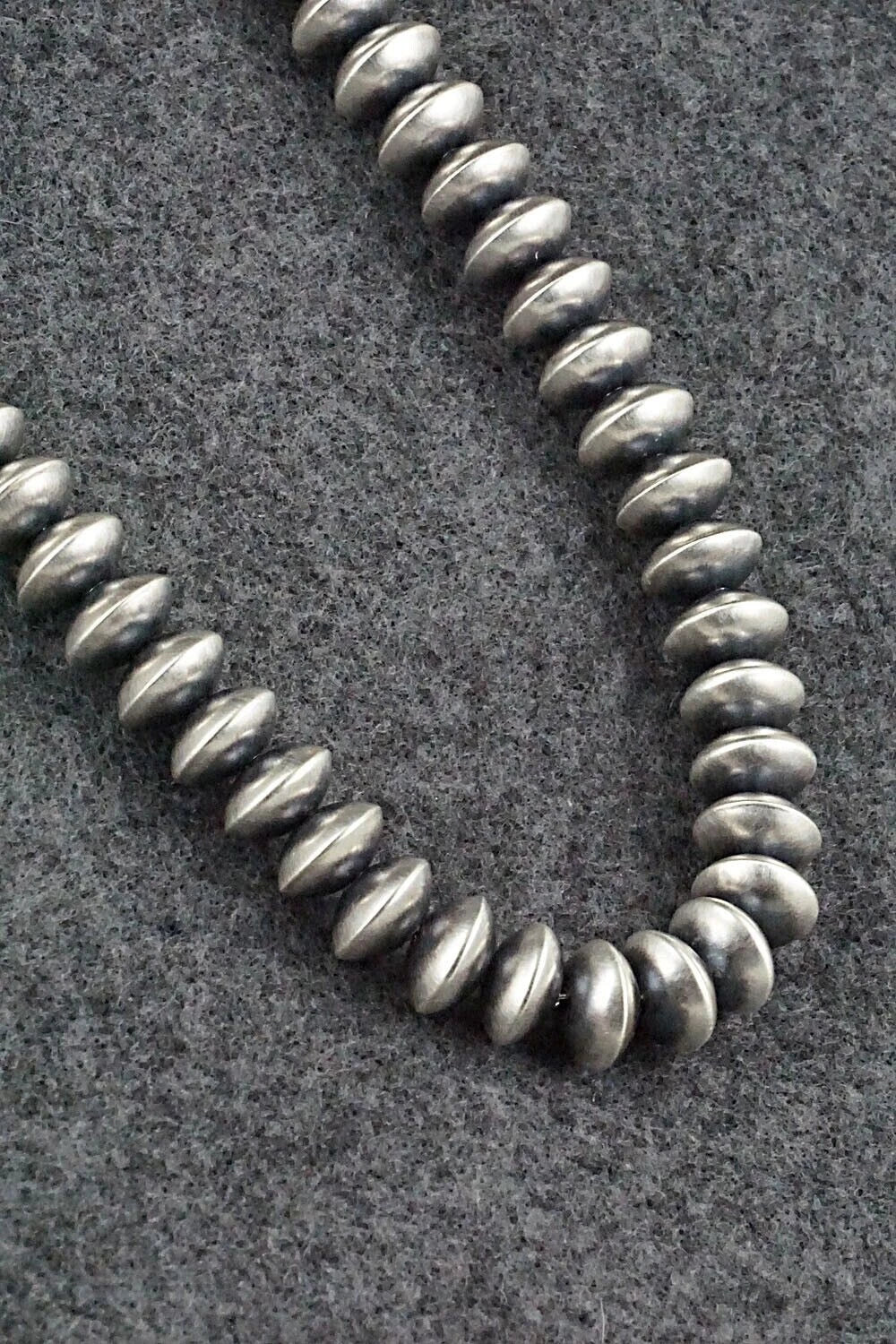 Sterling Silver Navajo Pearl Necklace 22" - Bryannen Halwood