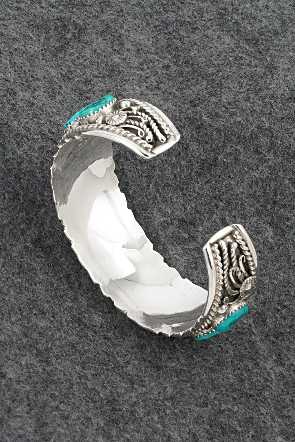 Turquoise & Sterling Silver Bracelet - Martin Muskett