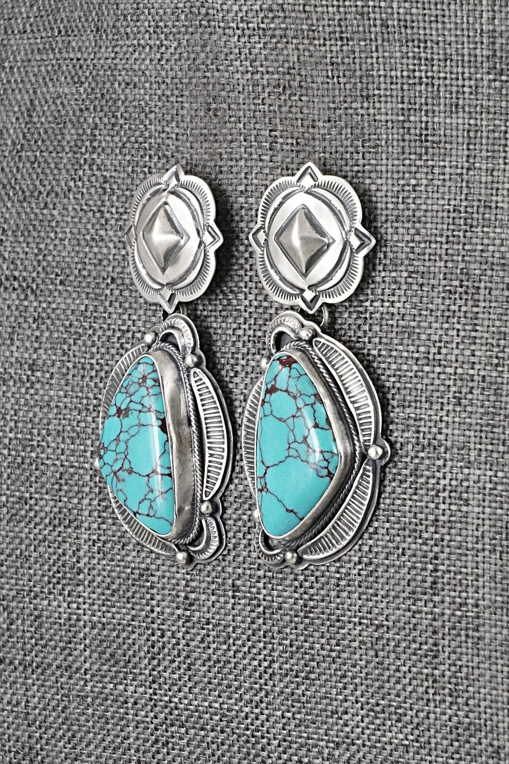 Turquoise & Sterling Silver Earrings - Randy Boyd