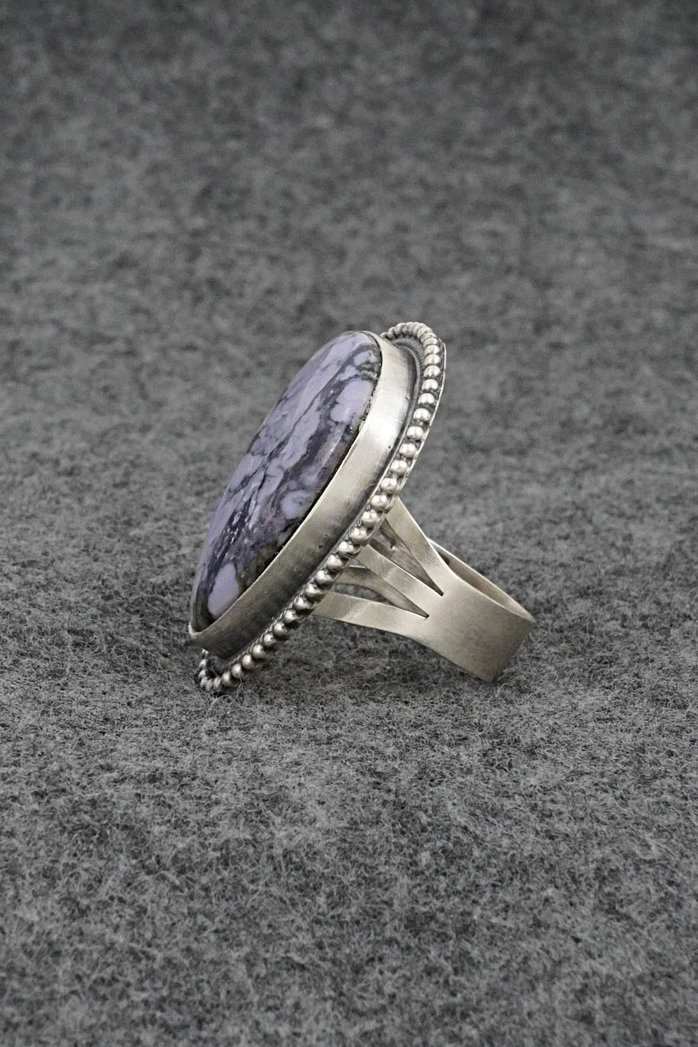 Morado & Sterling Silver Ring - Darrin Livingston - Size 9.5