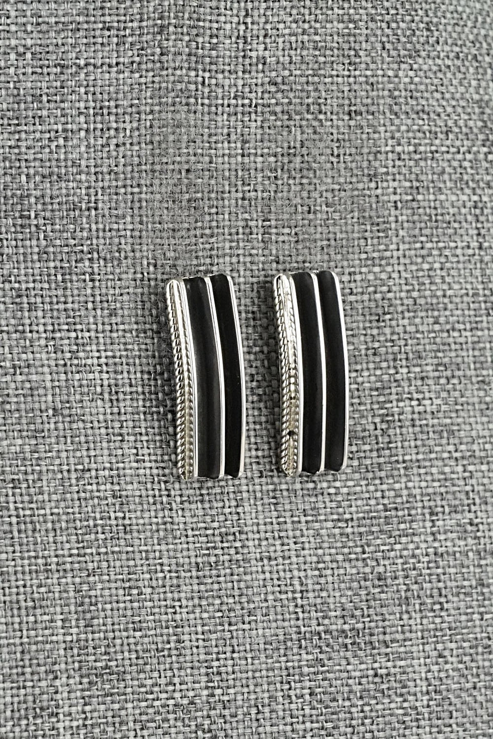 Sterling Silver Earrings - Darrell Yazzie