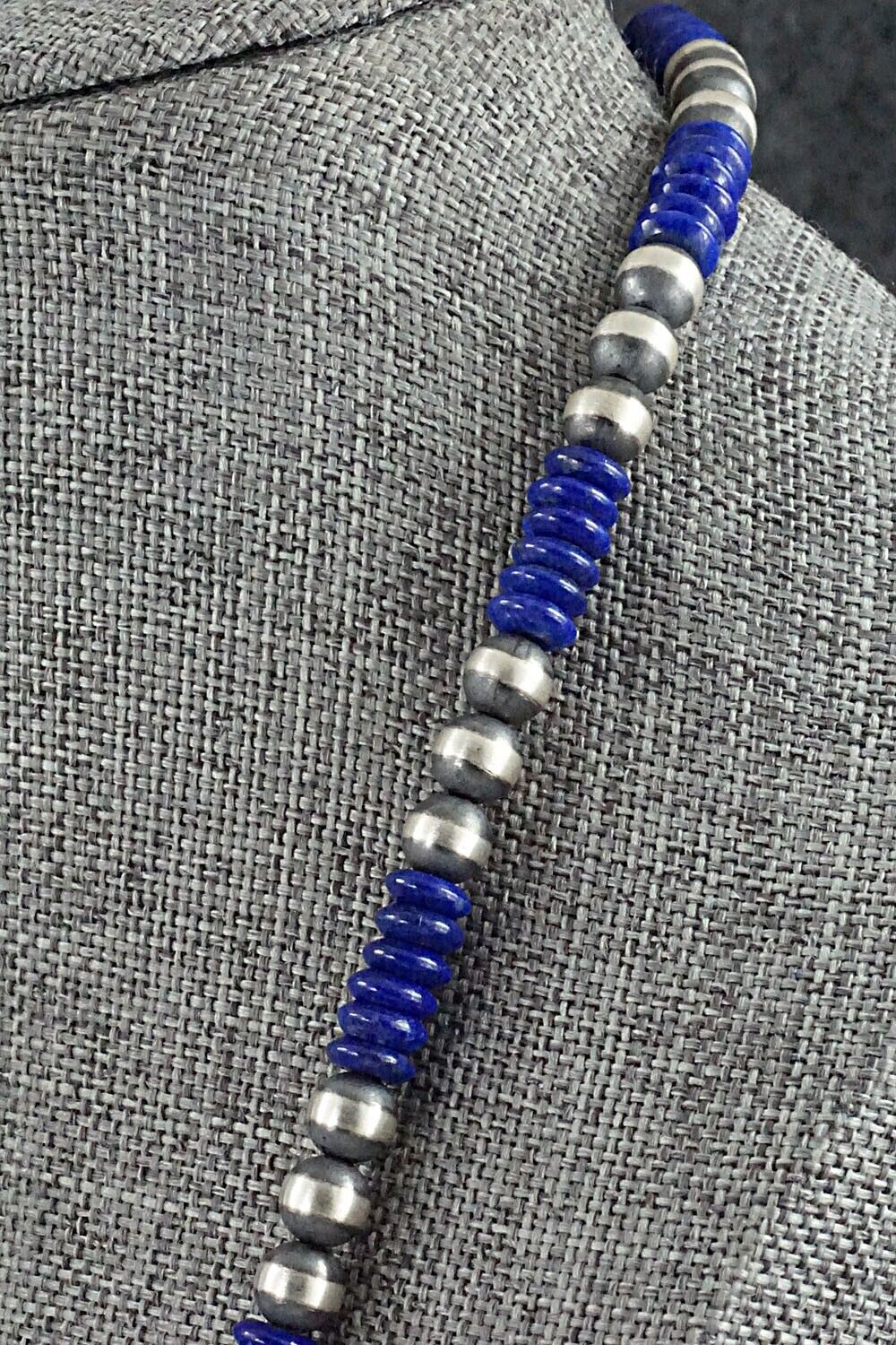 Lapis & Sterling Silver Necklace - Doreen Jake