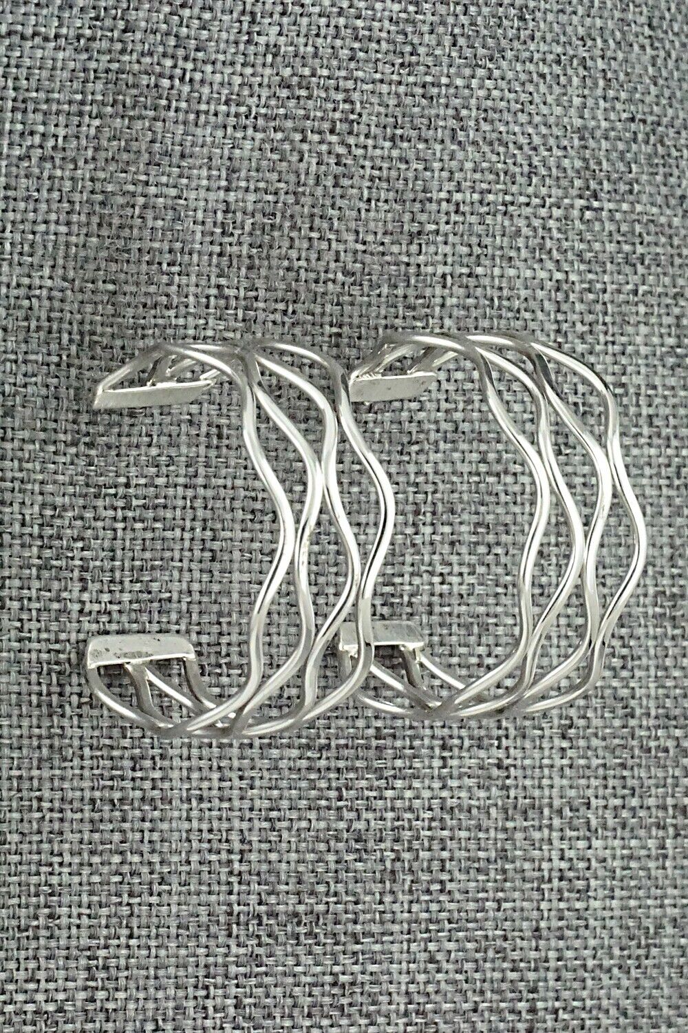 Sterling Silver Hoop Earrings - Elaine Tahe