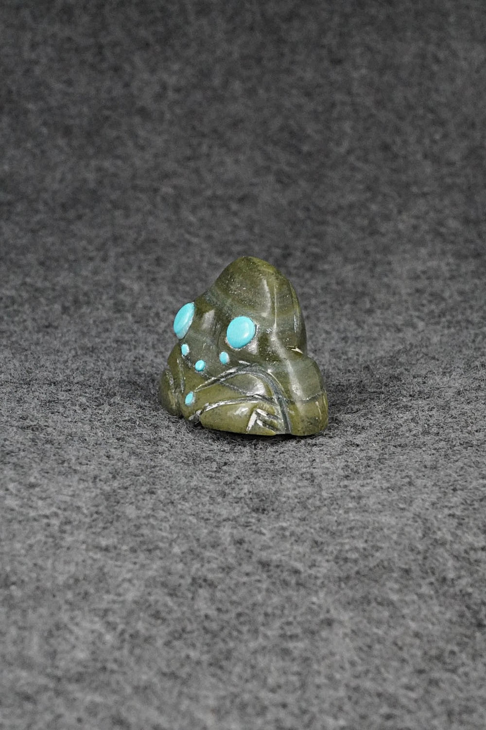 Frog Zuni Fetish Carving - Charlotte Blackgoat