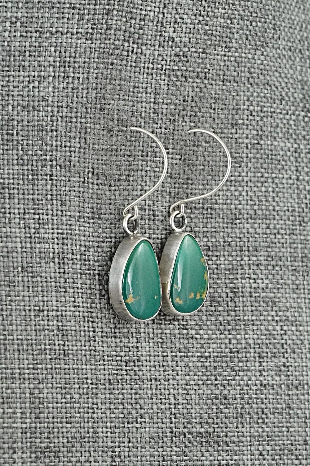 Turquoise & Sterling Silver Earrings - Rosemary Saunders