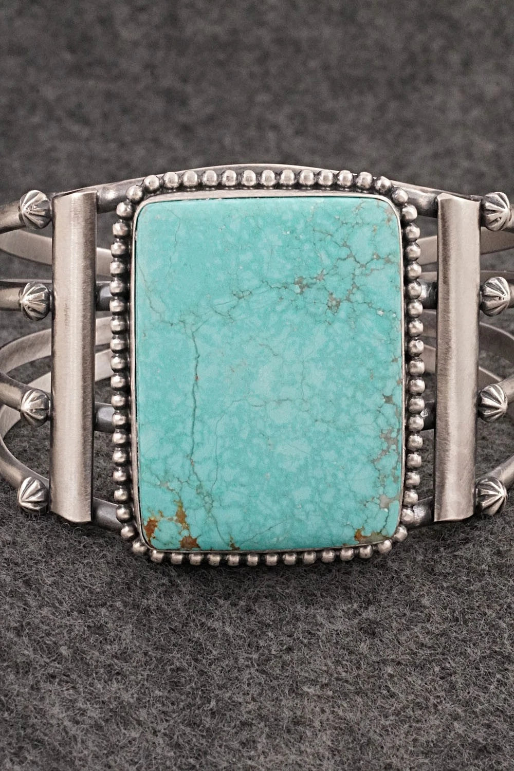 Turquoise & Sterling Silver Bracelet - Mark Yazzie