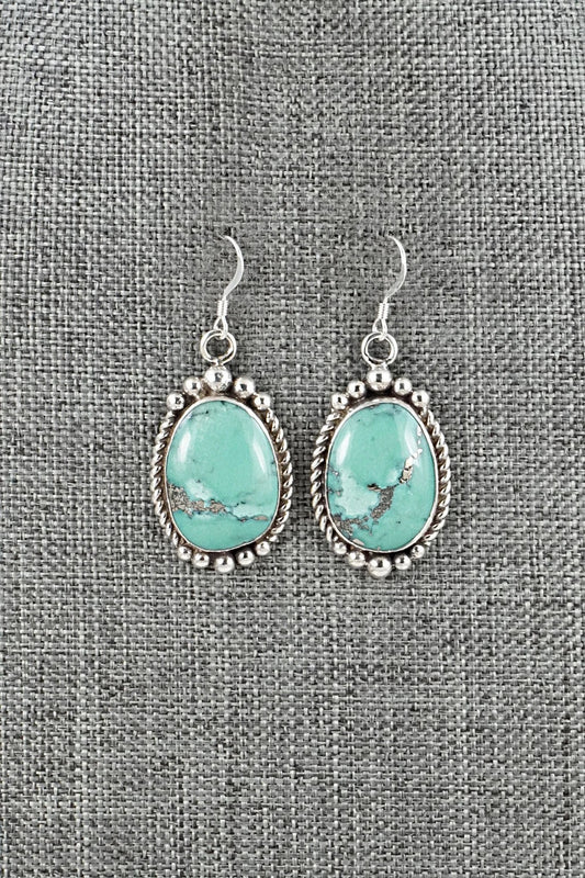 Turquoise & Sterling Silver Earrings - Antwone Brown