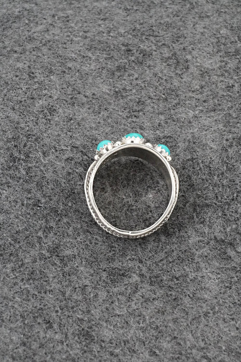 Turquoise & Sterling Silver Ring - Betty Begaye - Size 10