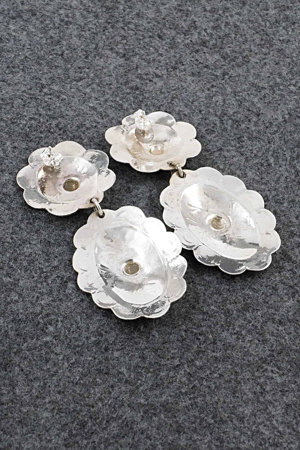 Sterling Silver Earrings - Bertha Begay