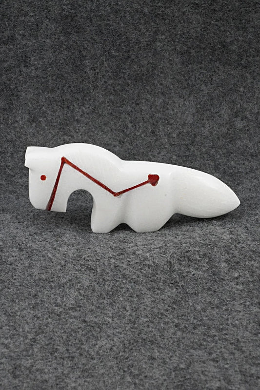 Horse Zuni Fetish Carving - Kenric Laiwakete