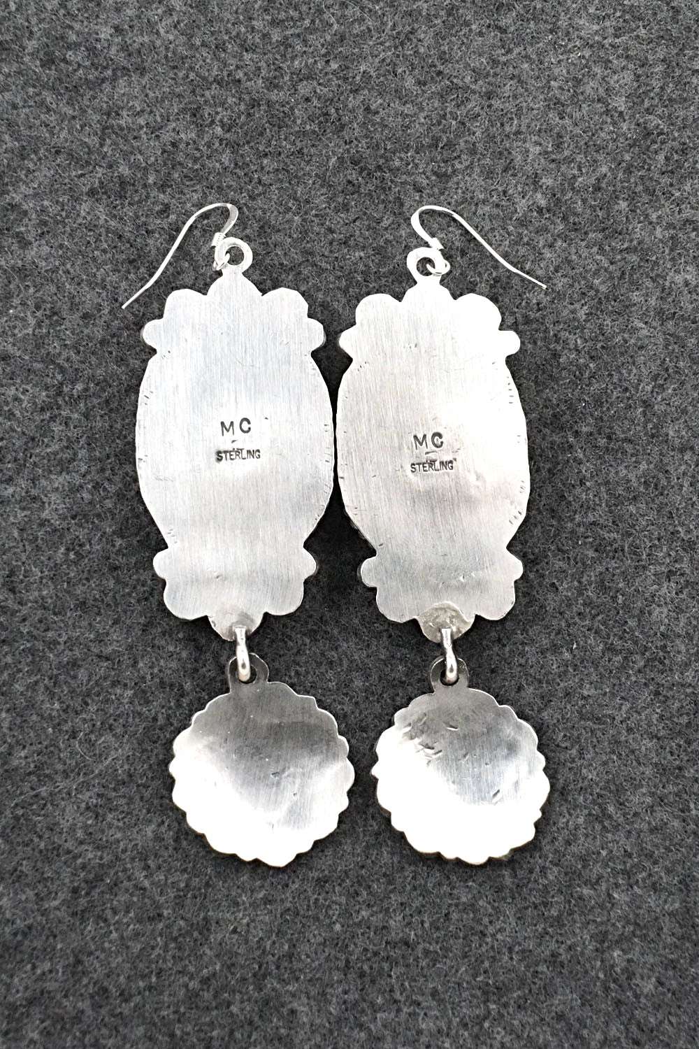 Turquoise & Sterling Silver Earrings - Michael Calladitto