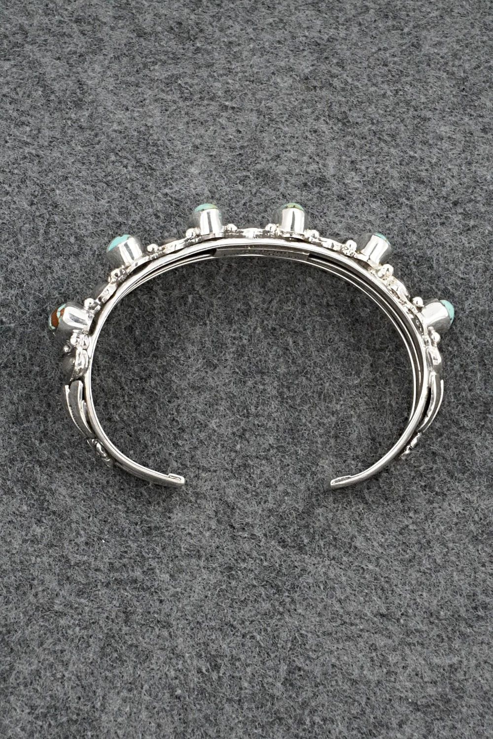 Turquoise & Sterling Silver Bracelet - Jamison Hoskie