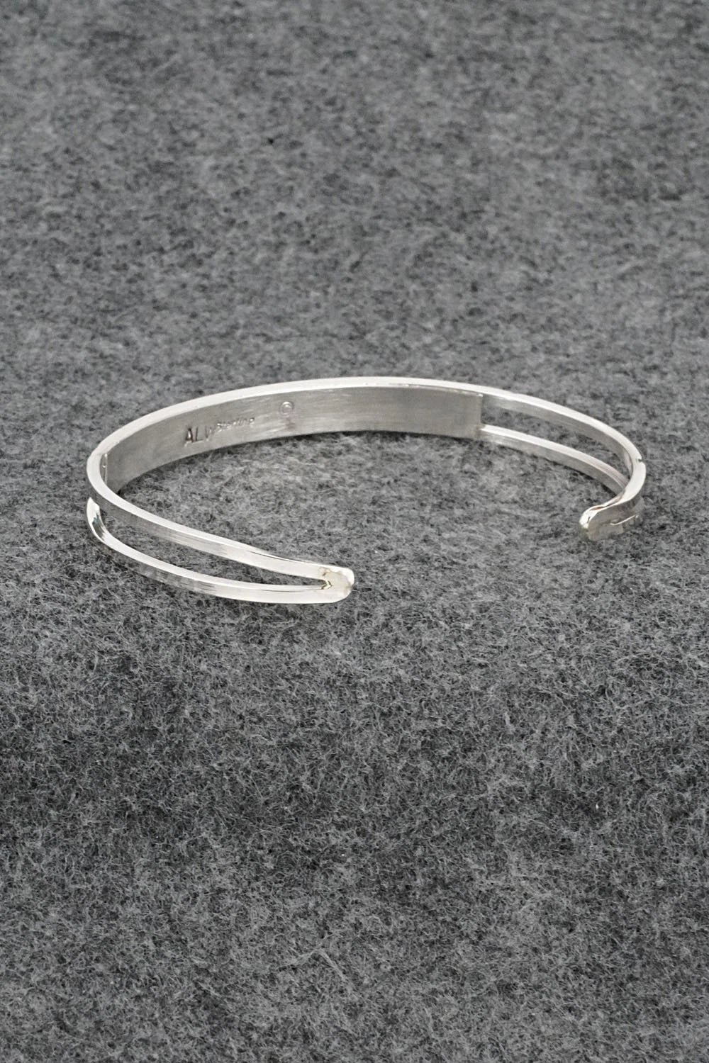 Turquoise & Sterling Silver Inlay Bracelet - Anson Wallace