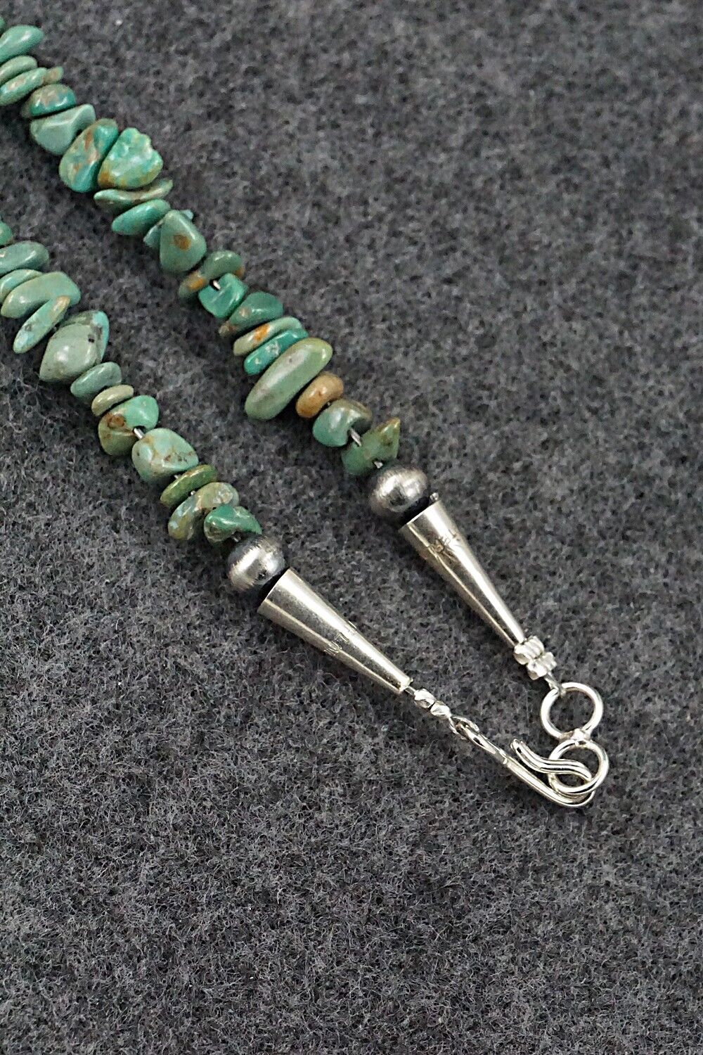 Turquoise & Sterling Silver Necklace - Louise Joe