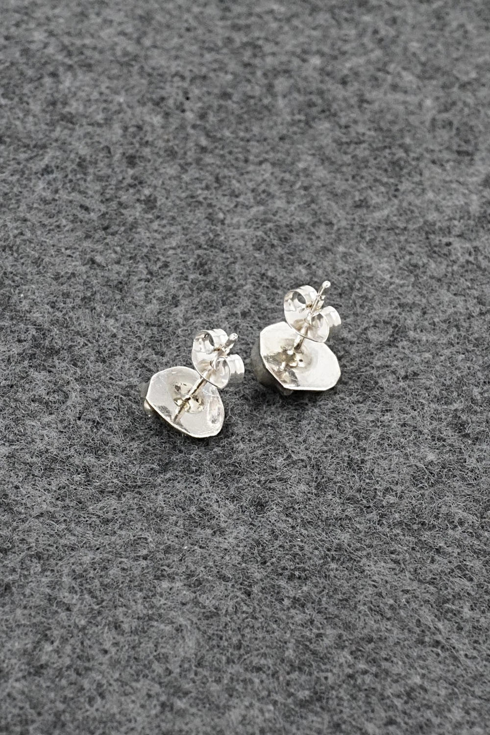 Turquoise & Sterling Silver Earrings - Roselene Joe
