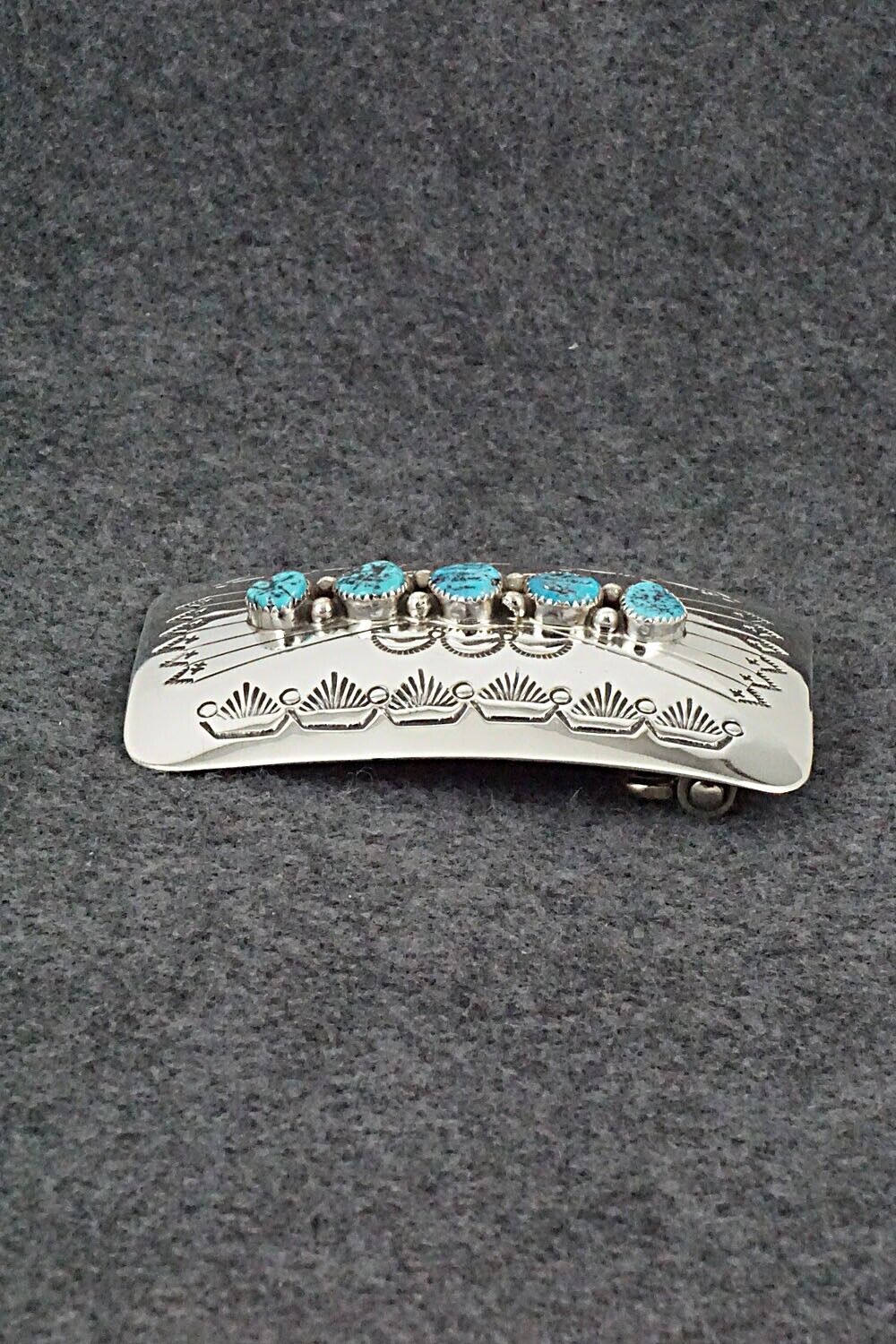 Turquoise & Sterling Silver Belt Buckle - Jolene Begay