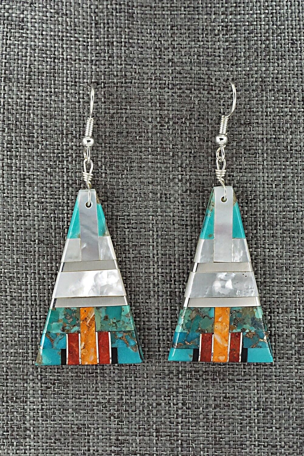 Multi-Stone & Sterling Silver Earrings - Daniel Coriz