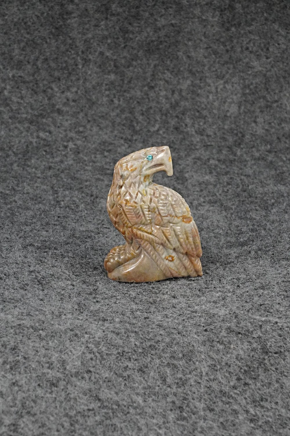 Eagle Zuni Fetish Carving - Randy Lucio