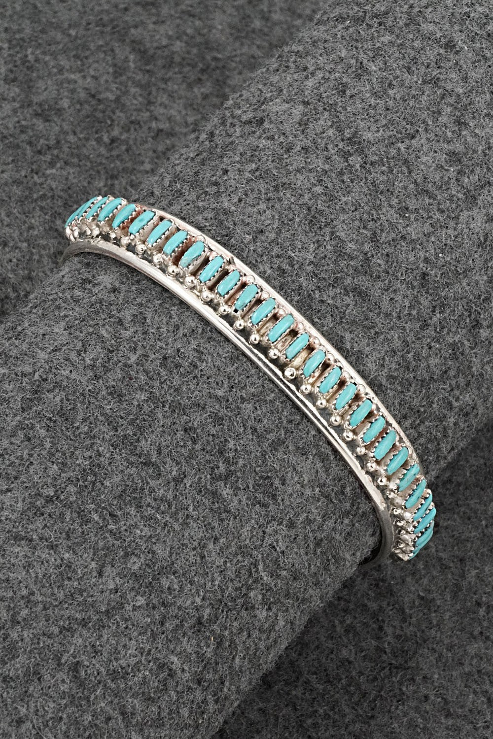 Turquoise & Sterling Silver Bracelet - Aurelia Hughte