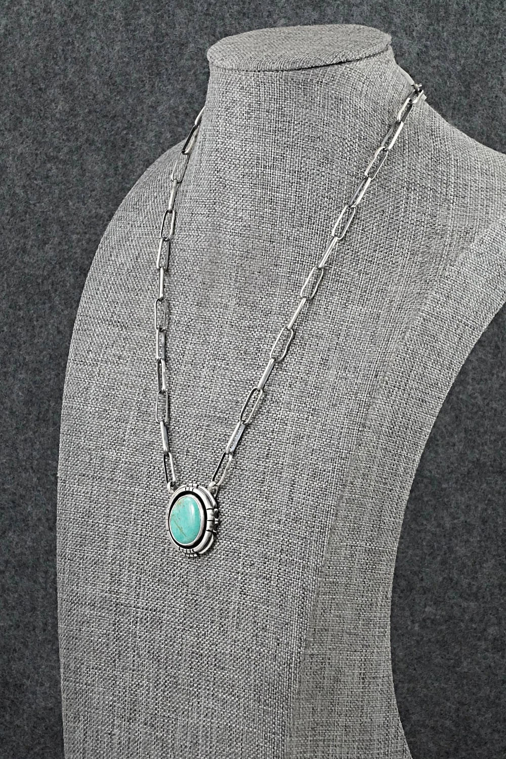 Turquoise & Sterling Silver Necklace - Daniel Benally