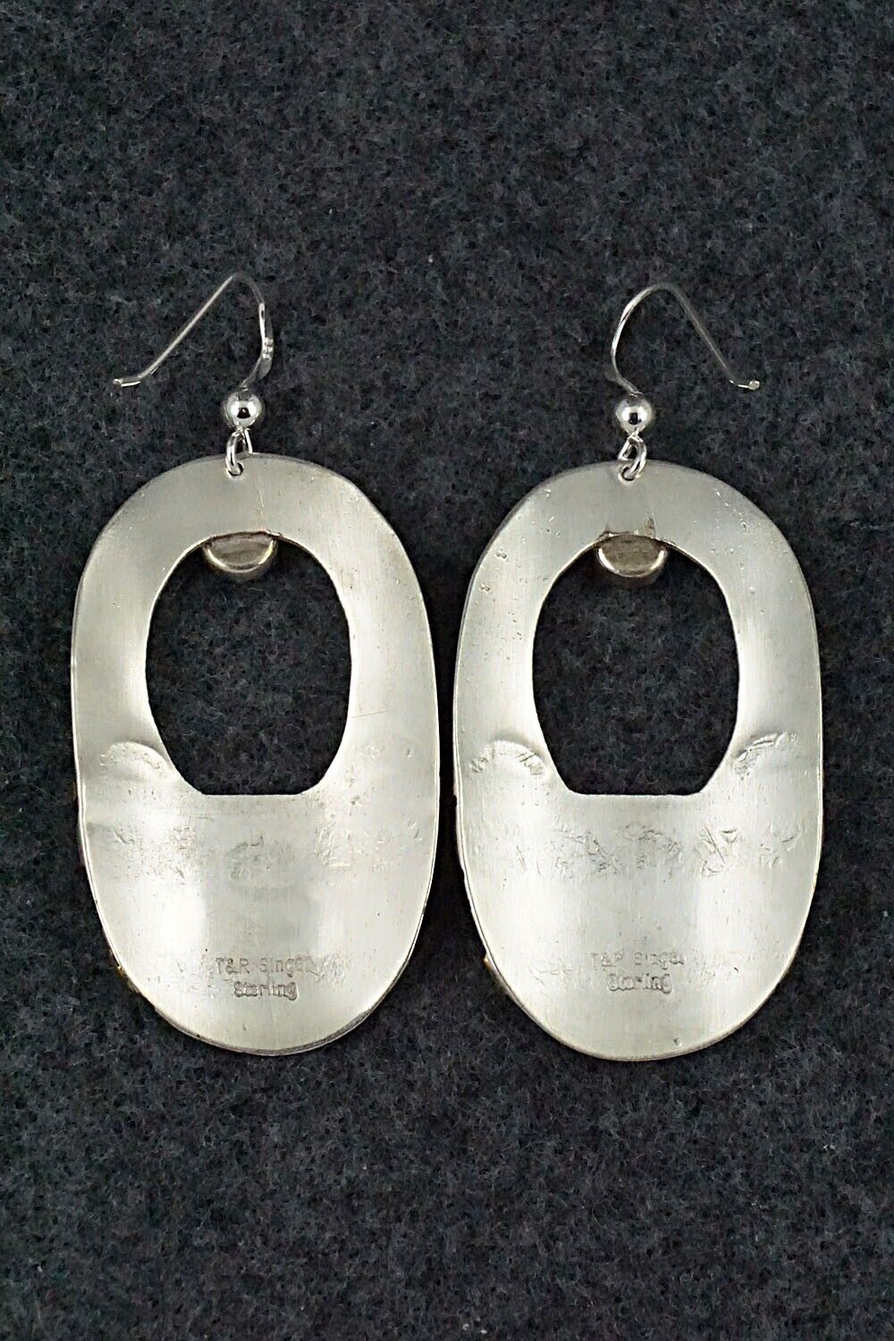 Turquoise & Sterling Silver Earrings - Rosita Singer