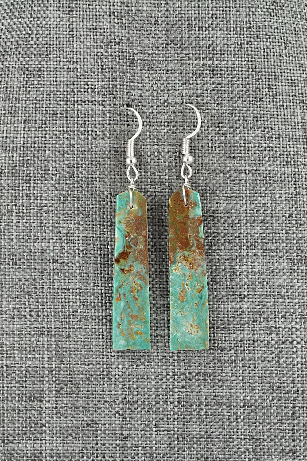 Turquoise & Sterling Silver Earrings - Tammy Nolcot