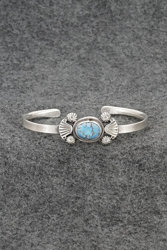 Turquoise & Sterling Silver Bracelet - Genevieve Francisco