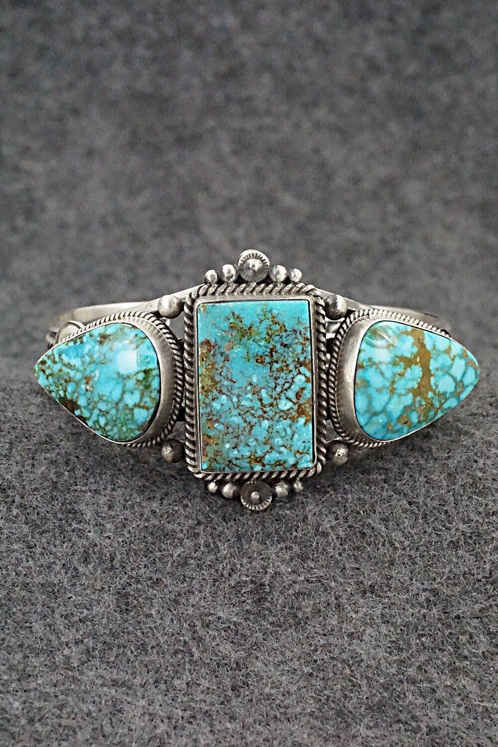 Turquoise & Sterling Silver Bracelet - Derrick Gordon
