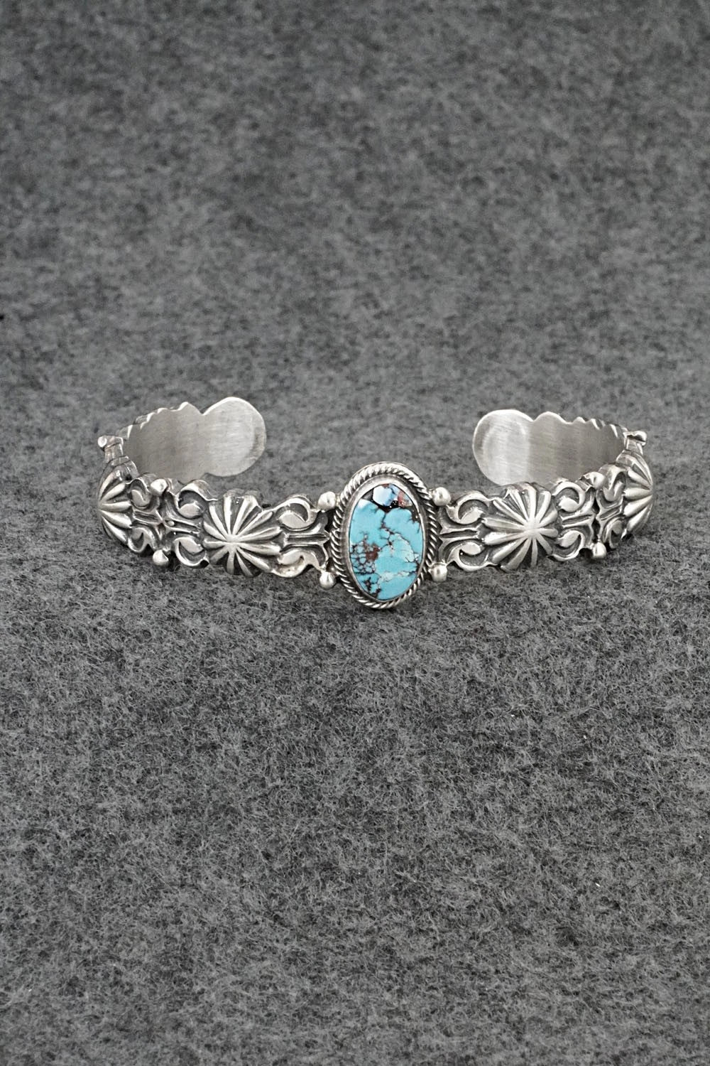 Turquoise & Sterling Silver Bracelet - Thomas Yazzie