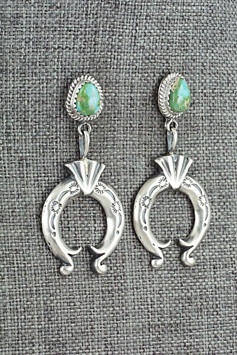 Turquoise & Sterling Silver Earrings - Paige Gordon
