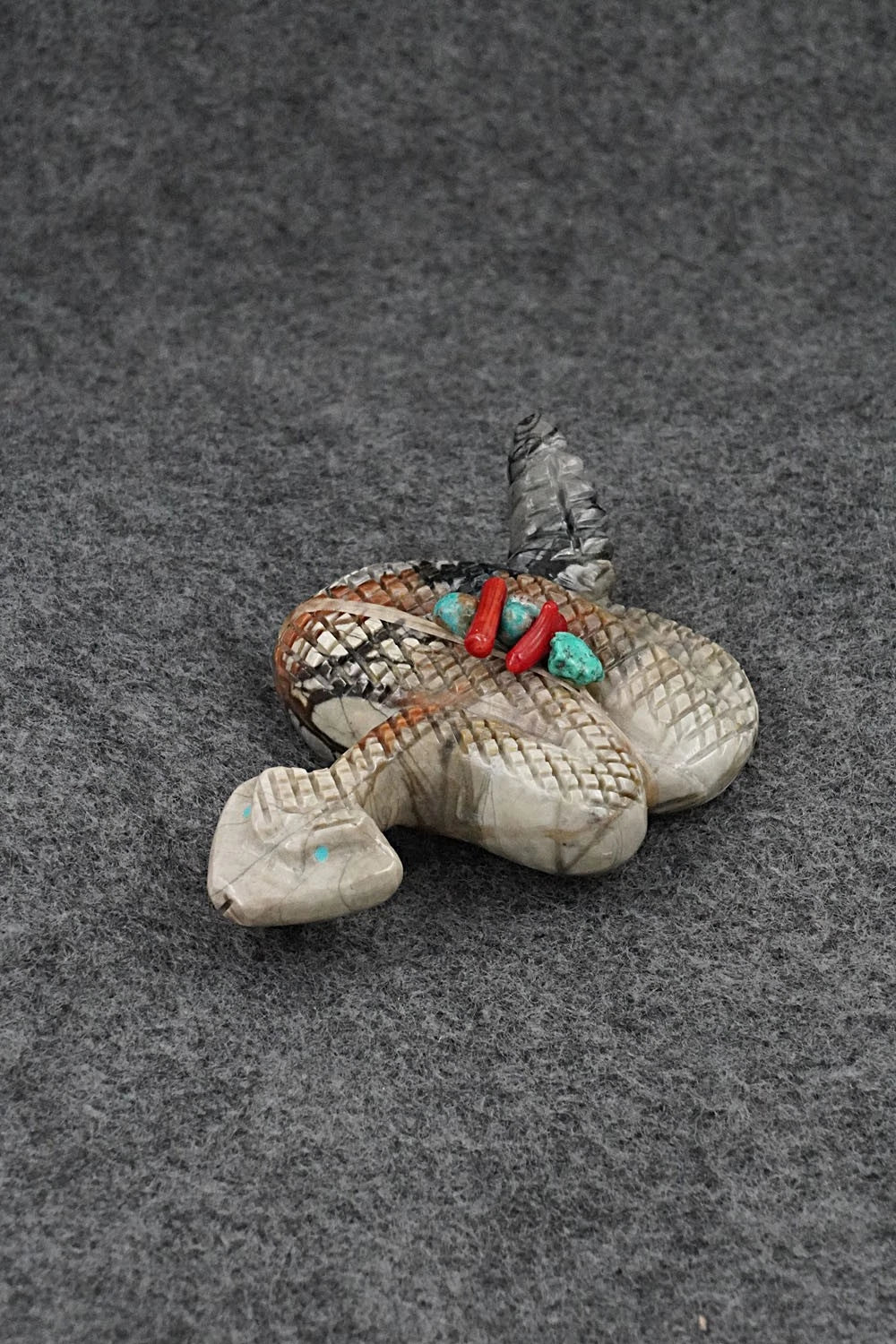 Rattlesnake Zuni Fetish Carving - Paulette & Farlan Quam