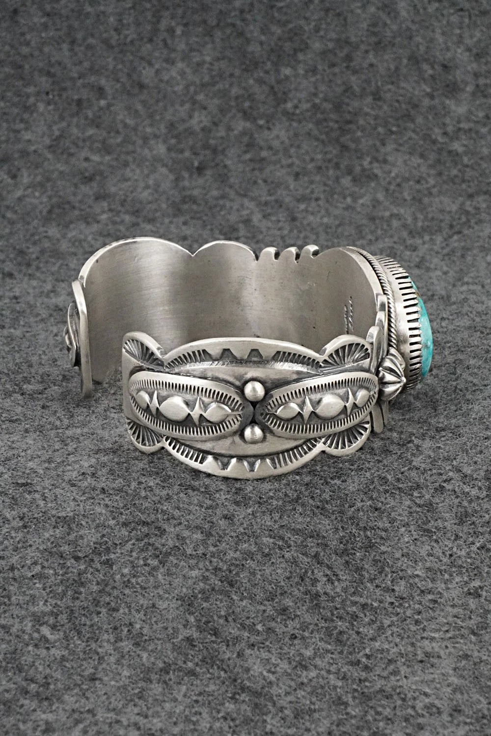 Turquoise & Sterling Silver Bracelet - Mark Yazzie