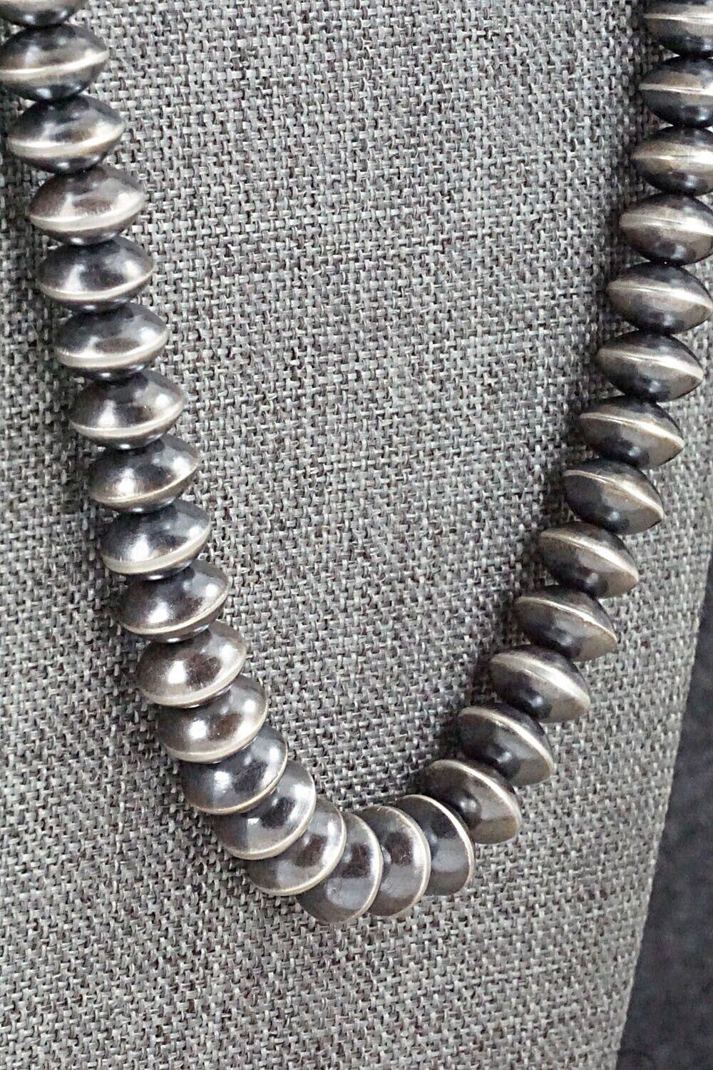 Sterling Silver Navajo Pearl Necklace - Michelle James