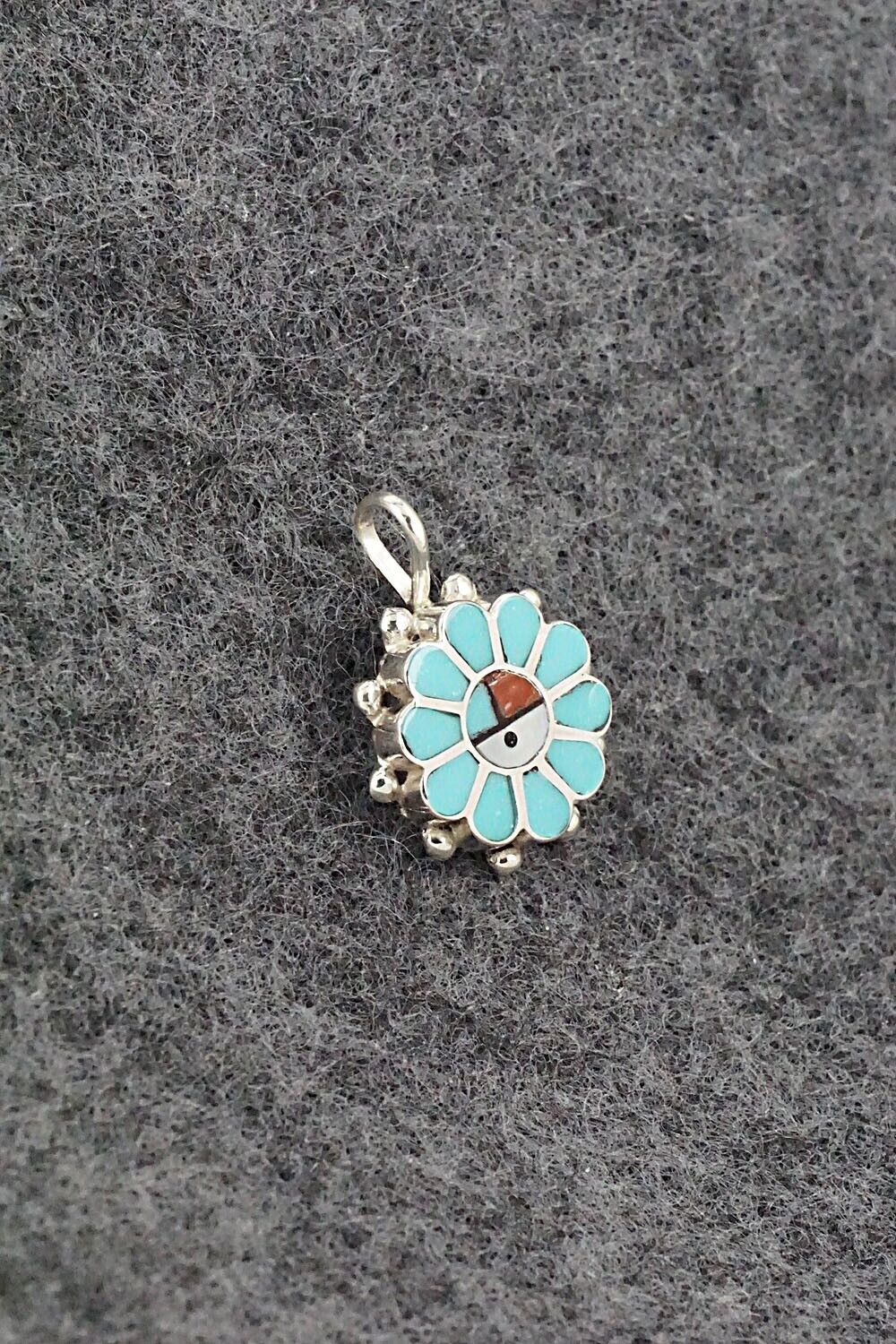 Multi Stone & Sterling Silver Pendant - Maxine Soseeah