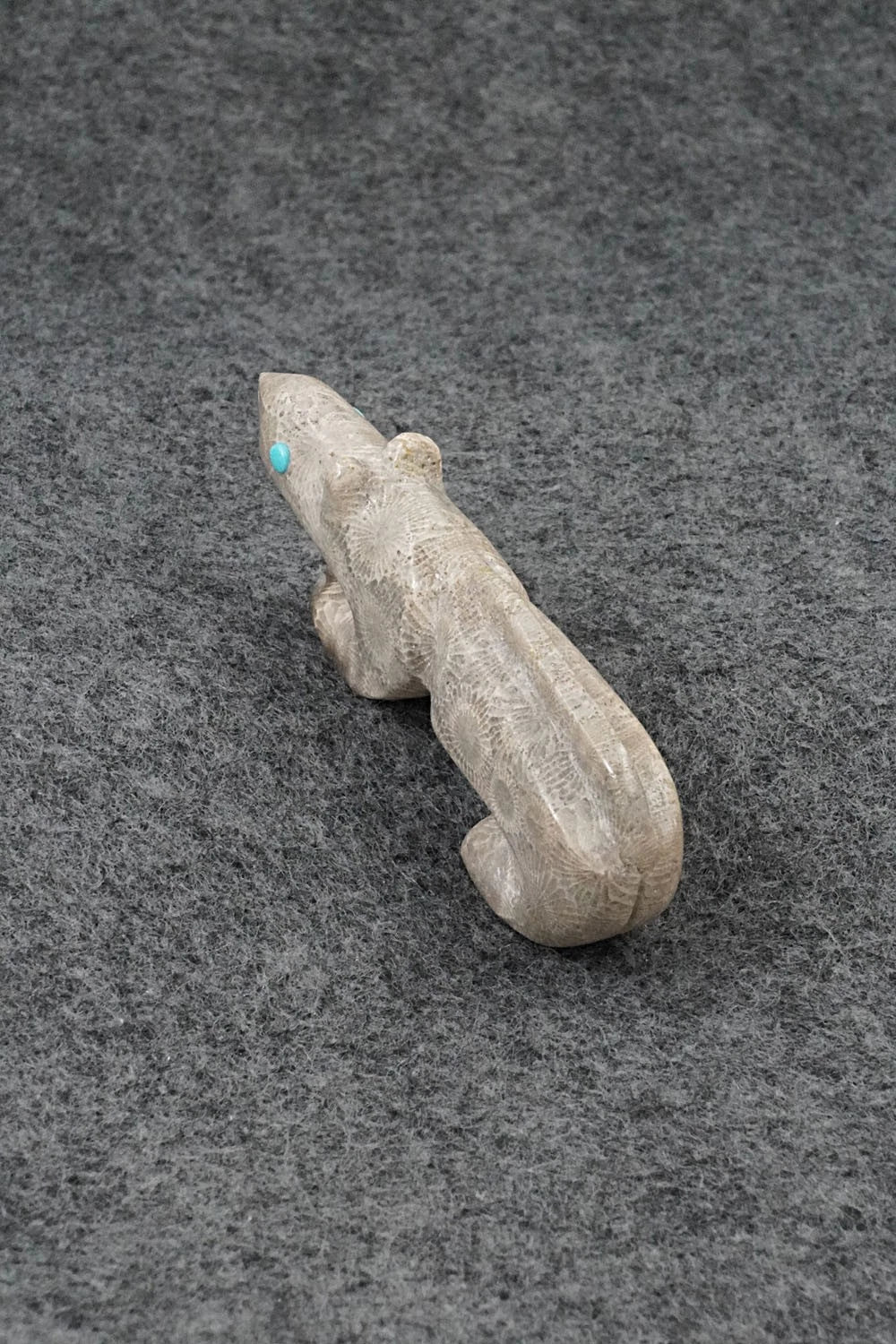 Mountain Lion Zuni Fetish Carving - Ronnie Lunasee