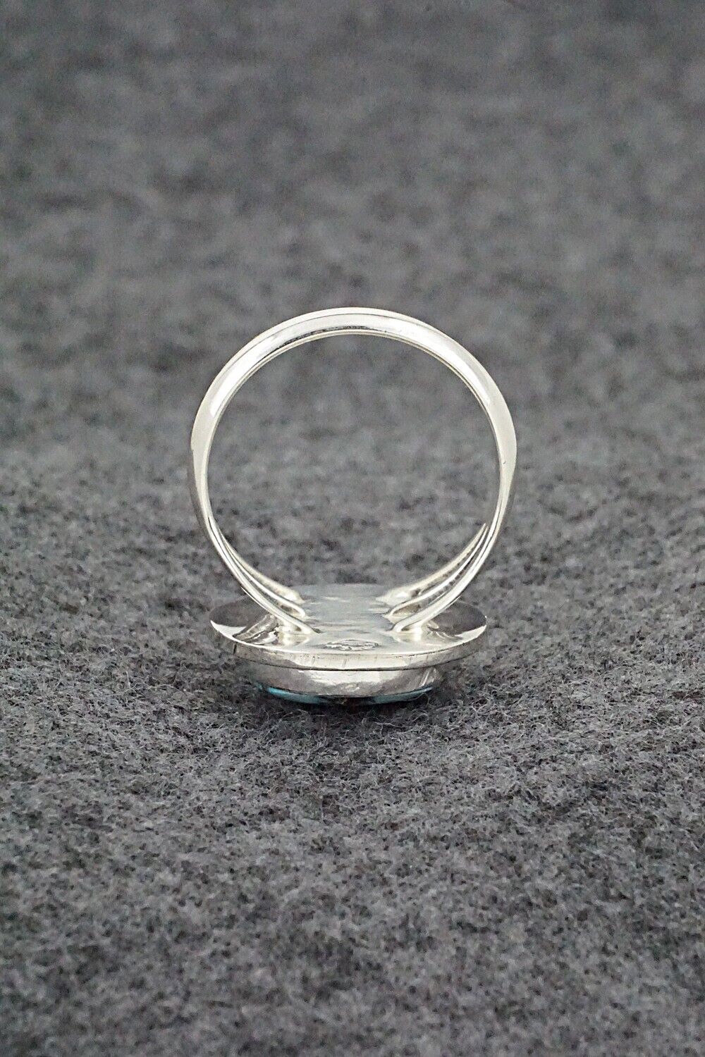 Turquoise & Sterling Silver Ring - Daniel Benally - Size 8.75