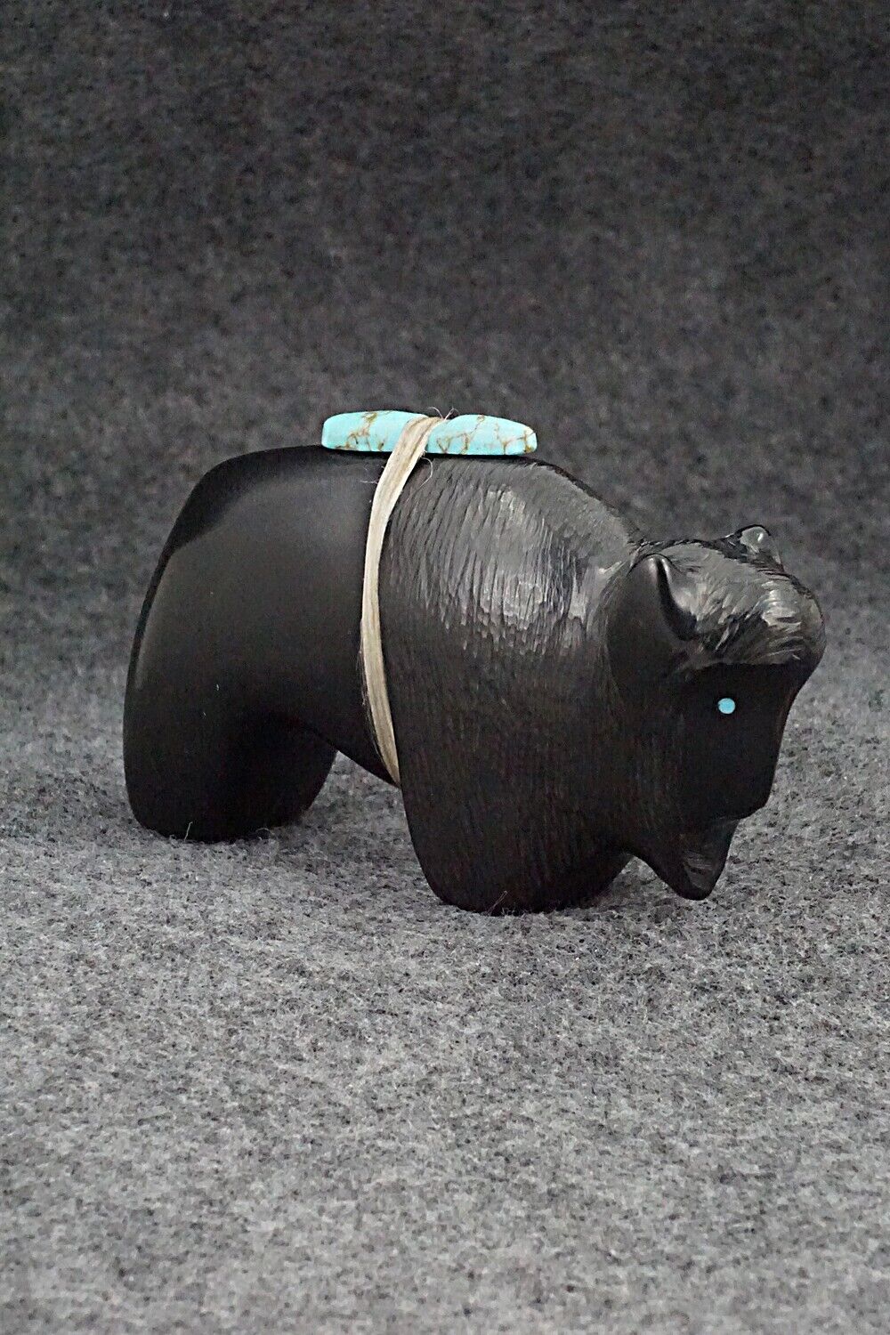 Buffalo Zuni Fetish Carving - Herbert Halate