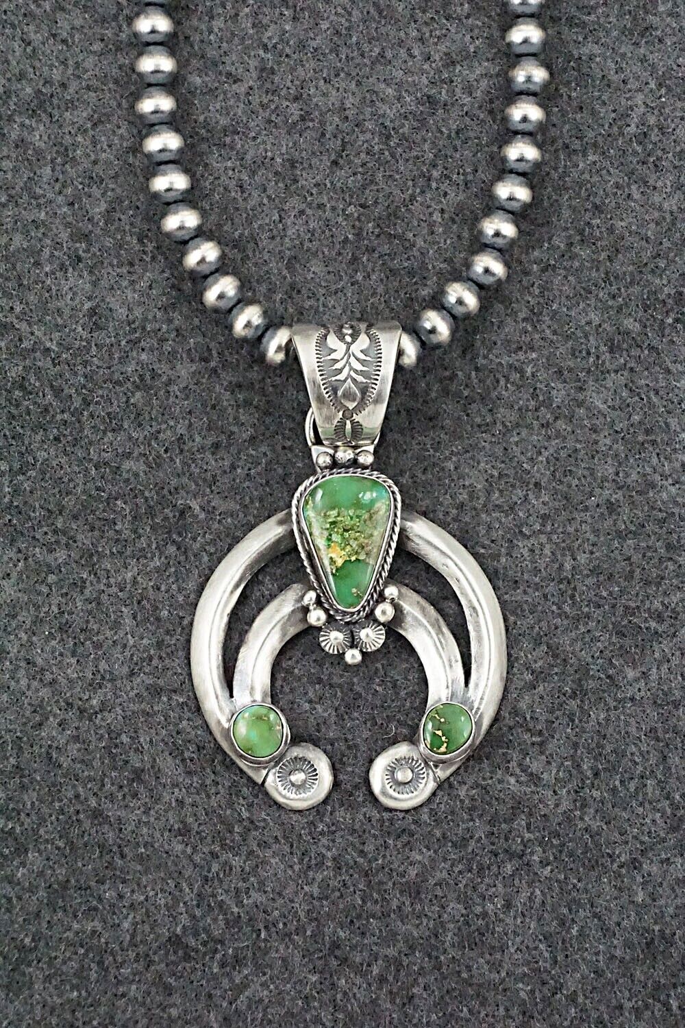 Turquoise & Sterling Silver Necklace - Paige Gordon