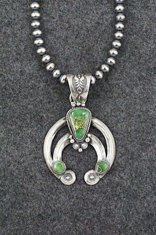 Turquoise & Sterling Silver Necklace - Paige Gordon
