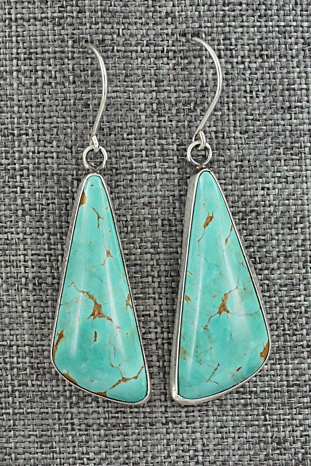 Turquoise & Sterling Silver Earrings - Rena Begay